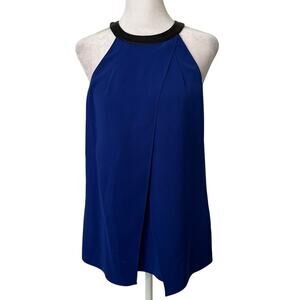 Tibi royal blue sleeveless top